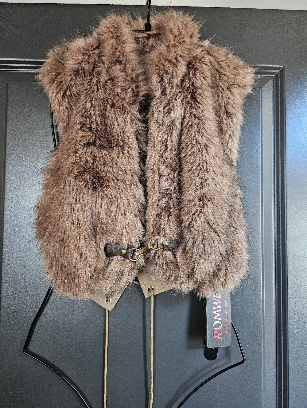 Faux Fur Halter